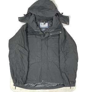 5.11 Tactical 48001-724 Mens 3-In-1 Parka Black Tactial Jacket,